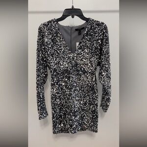 Forever 21 Sequin mini dress with dolman sleeves